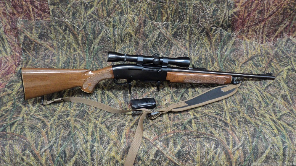 USED Remington Woodsmaster 742 30-06 cal. w/weaver R4C3 Scope .01 NR-img-0