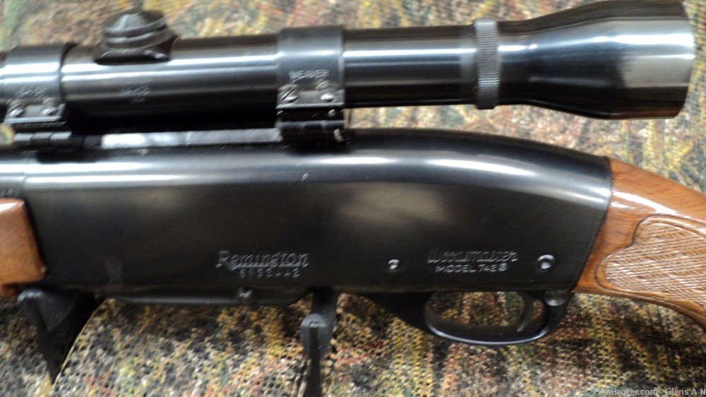 USED Remington Woodsmaster 742 30-06 cal. w/weaver R4C3 Scope .01 NR-img-6