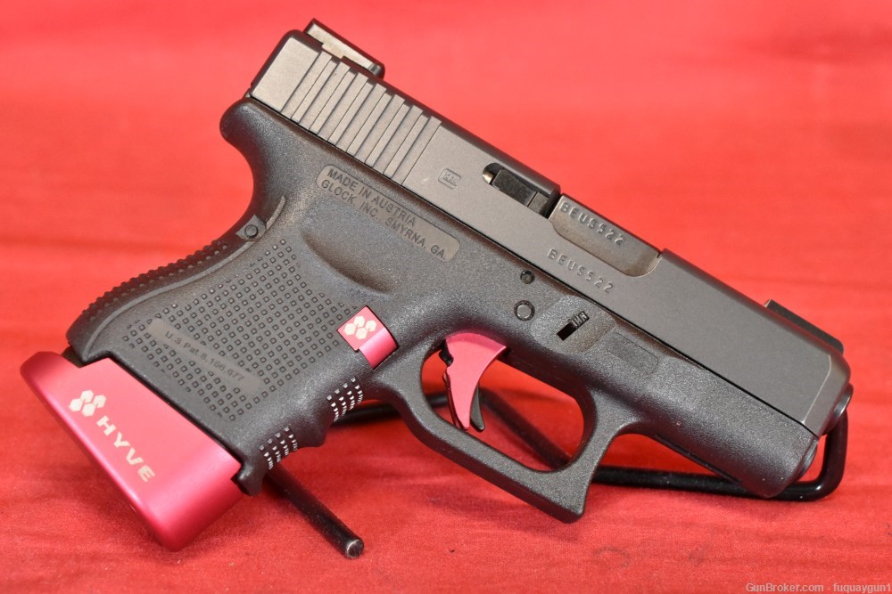 Glock 26 Gen 4 TruGlo TFX Sights Hyve Trigger & Magazine Release G26 26-26-img-3