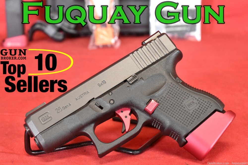 Glock 26 Gen 4 TruGlo TFX Sights Hyve Trigger & Magazine Release G26 26-26-img-0
