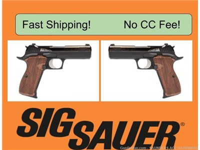 Sig Sauer P210 Carry Custom Works 9mm 4.1" w/Slim Caribbean Rosewood Grips