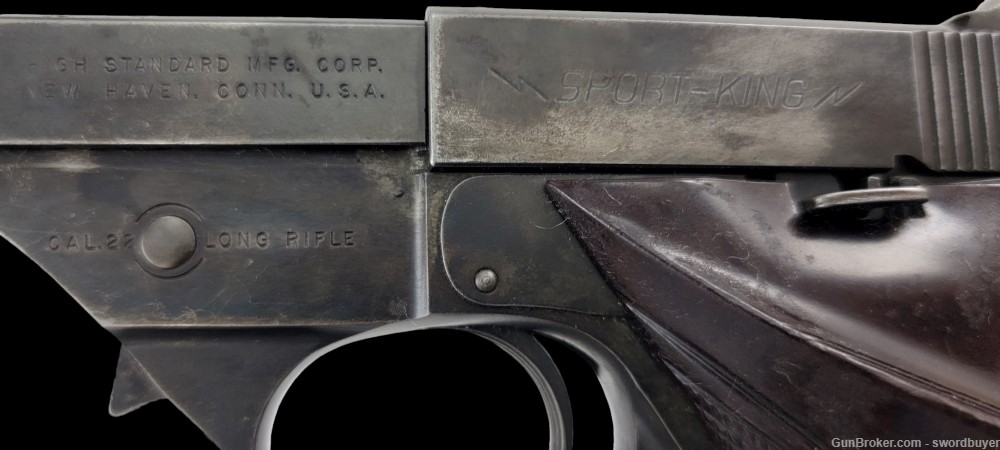 Vintage HIGH STANDARD SPORT-KING .22 LR Target Pistol C&R!-img-4