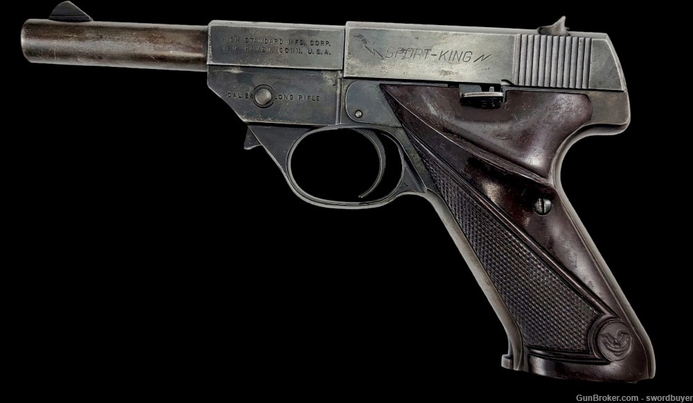 Vintage HIGH STANDARD SPORT-KING .22 LR Target Pistol C&R!-img-2