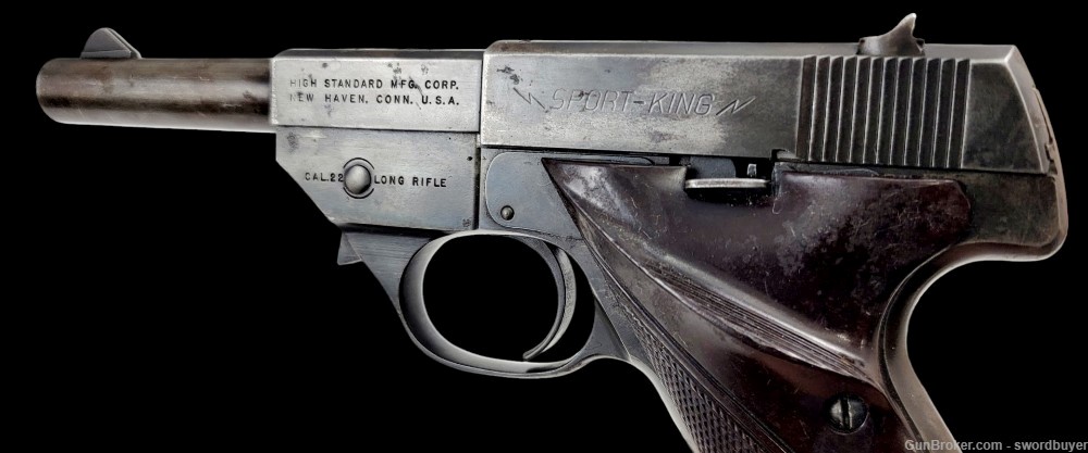 Vintage HIGH STANDARD SPORT-KING .22 LR Target Pistol C&R!-img-3