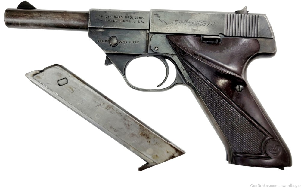 Vintage HIGH STANDARD SPORT-KING .22 LR Target Pistol C&R!-img-1