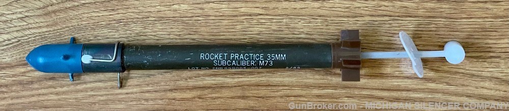 M72 LAW Practice Rocket 35mm Subcaliber M73 Live, RARE-img-0