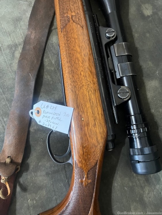 Remington 700 bolt action rifle .270 Win. Bausch & Lomb Balvar 8 scope mint-img-13