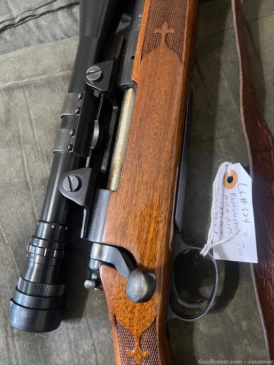 Remington 700 bolt action rifle .270 Win. Bausch & Lomb Balvar 8 scope mint-img-8