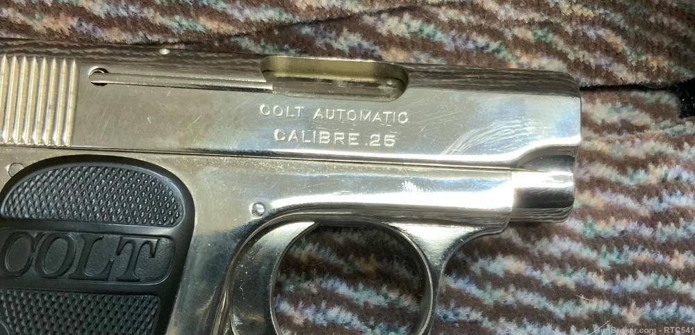 Colt 1903 Pocket Hammerless, ORIGINAL NICKEL FINISH-img-3