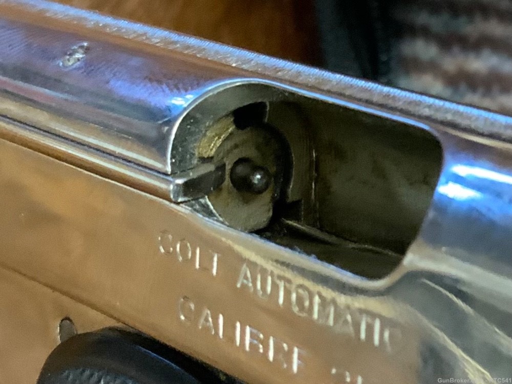 Colt 1903 Pocket Hammerless, ORIGINAL NICKEL FINISH-img-6