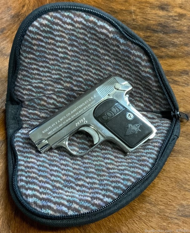Colt 1903 Pocket Hammerless, ORIGINAL NICKEL FINISH-img-0