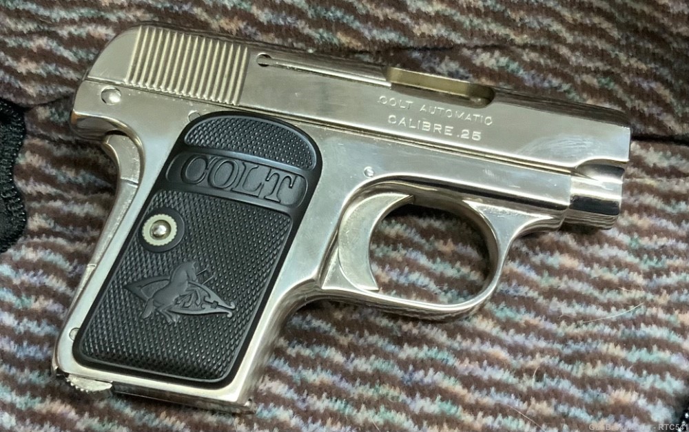 Colt 1903 Pocket Hammerless, ORIGINAL NICKEL FINISH-img-2