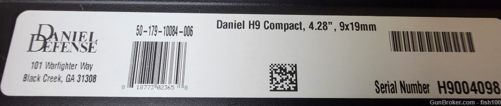 DANIEL DEFENSE H9 COMPACT, 4.28" 9mm-img-13