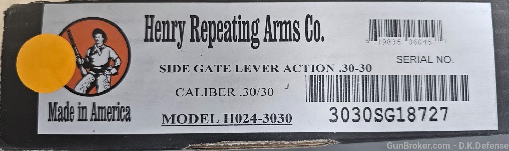 Henry Repeating Arms Lever Action Side Gate 30-30 Blem-img-16