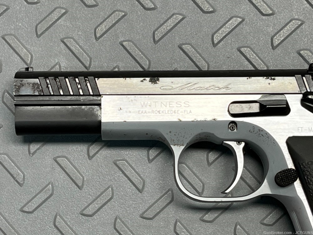 USED EAA CORP TANFOGLIO WITNESS ELITE MATCH .45 ACP NO CC FEES -img-2