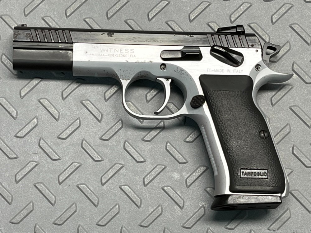 USED EAA CORP TANFOGLIO WITNESS ELITE MATCH .45 ACP NO CC FEES -img-1