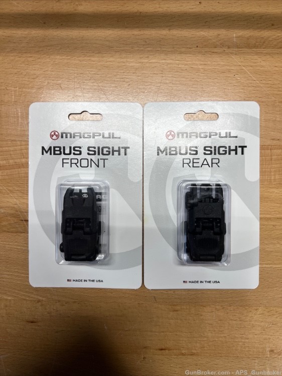 Magpul MBUS Sights Front and Rear-img-0