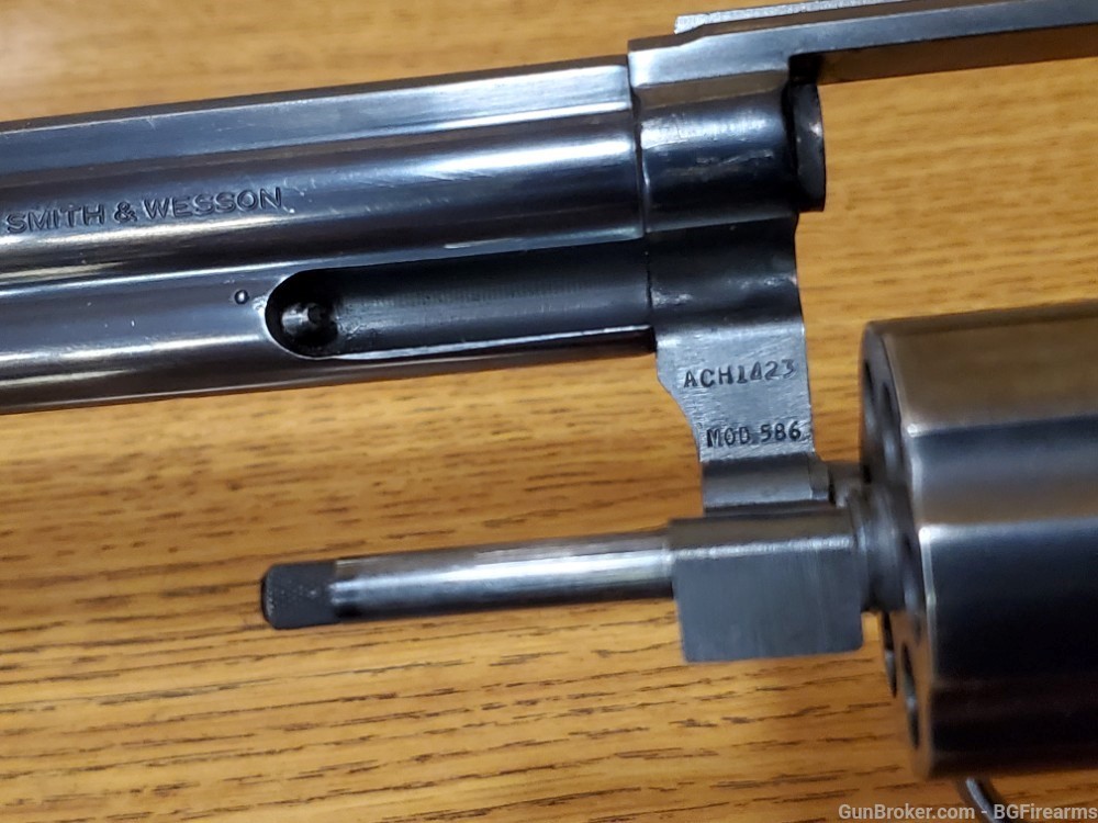 Smith & Wesson model 586 No Dash .357 mag 8 3/8" barrel revolver $.01-img-15