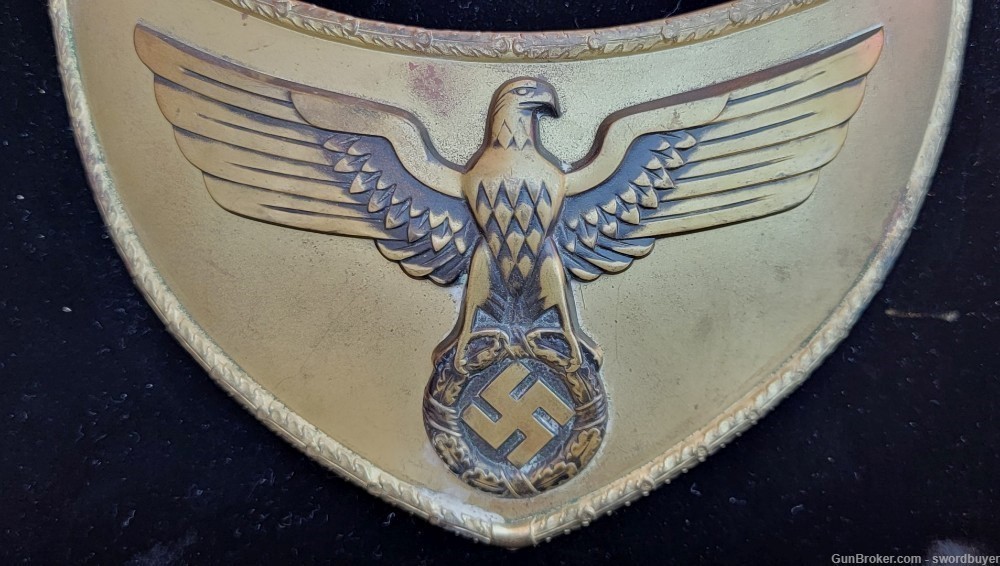 WWII German Third Reich NSDAP Standard Bearer Gorget RZM M1/102 -img-6