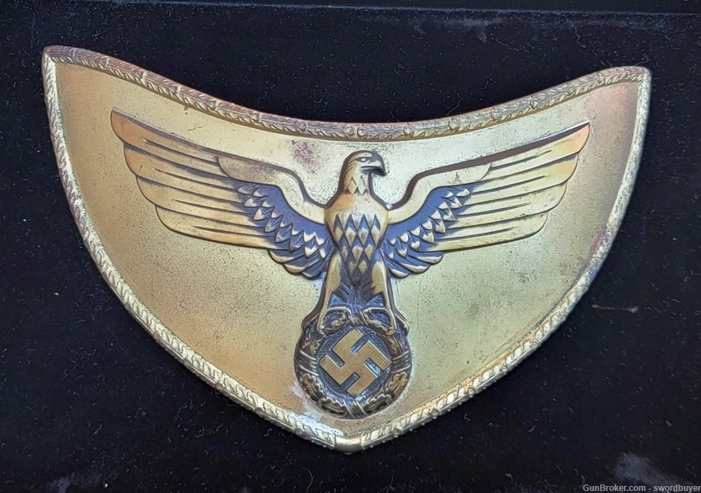 WWII German Third Reich NSDAP Standard Bearer Gorget RZM M1/102 -img-10