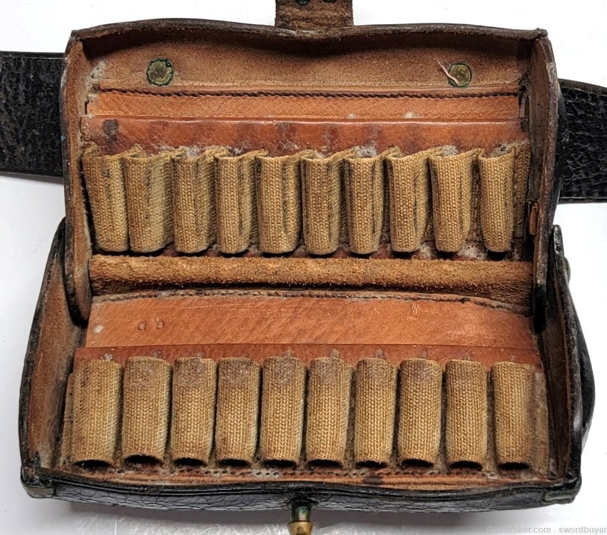 Indian Wars US M1874 Enlisted Man’s Belt and Mckeever Cartridge Pouch Set-img-10