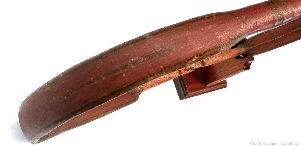 Antique Original 19th Century Mughal Empire Warrior's Kamen Crab Bow-img-17