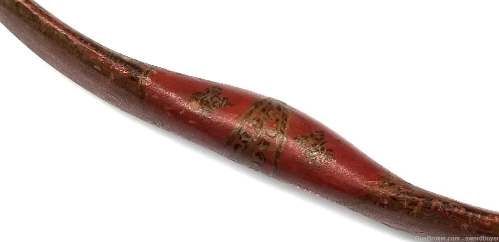 Antique Original 19th Century Mughal Empire Warrior's Kamen Crab Bow-img-13