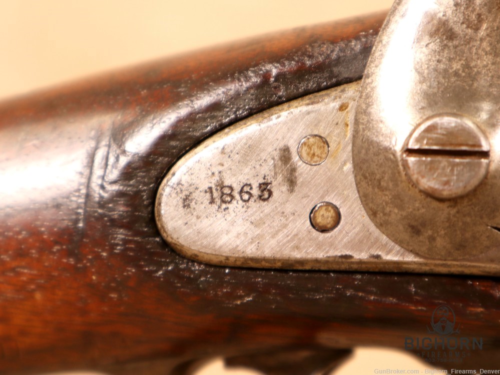 U.S. Model 1861, Trenton, .58 cal, 40" Musket, Mfg. 1863-img-35