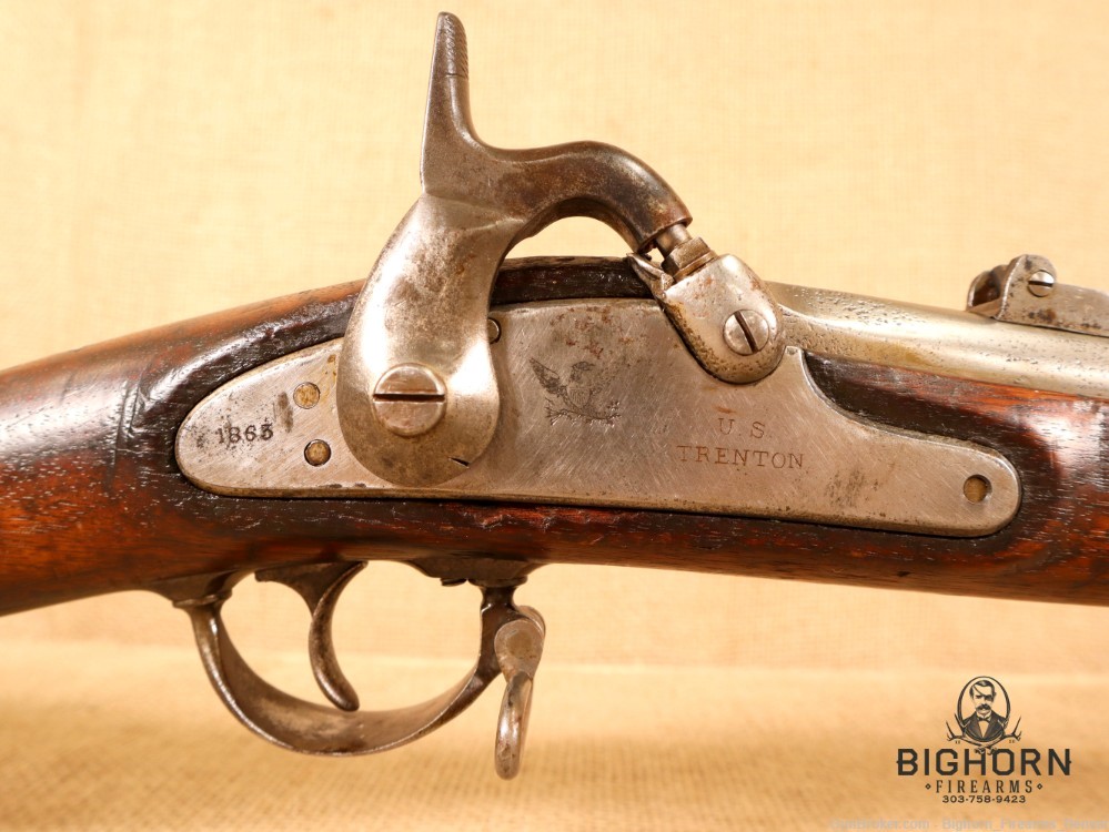 U.S. Model 1861, Trenton, .58 cal, 40" Musket, Mfg. 1863-img-33