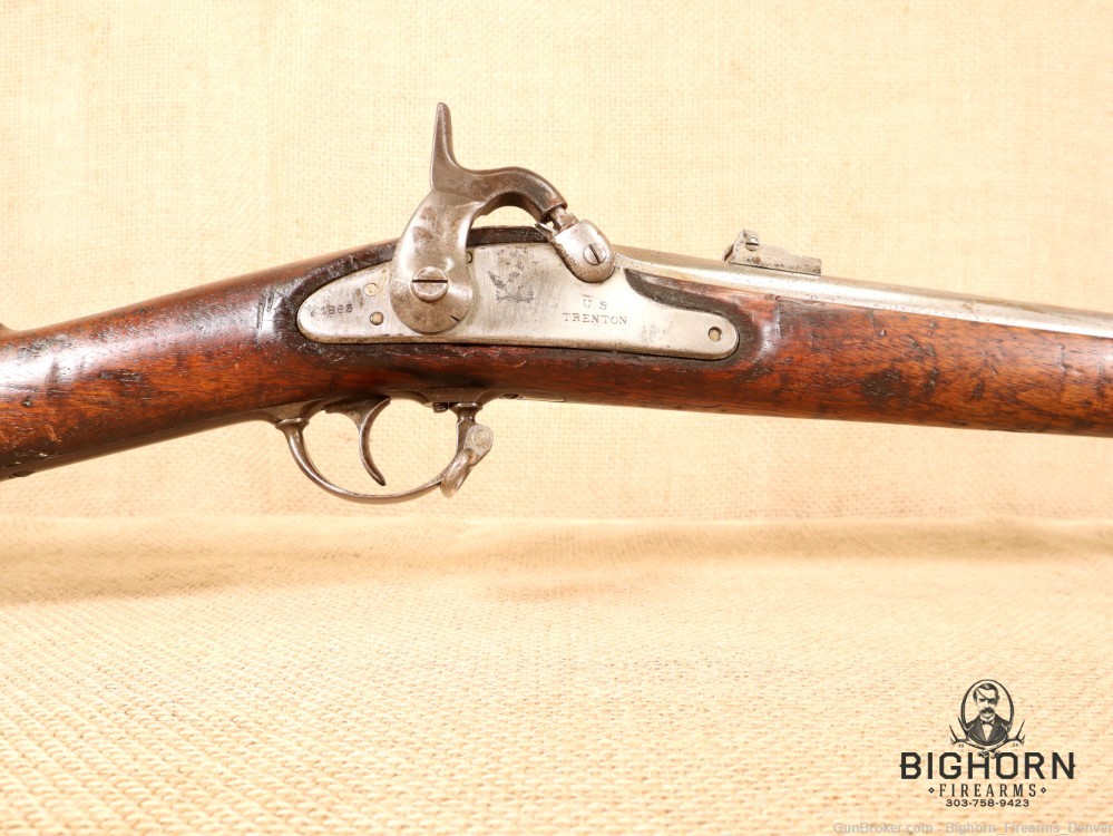 U.S. Model 1861, Trenton, .58 cal, 40" Musket, Mfg. 1863-img-3