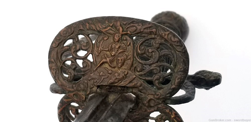 European Late 17th Century Copper Hilt Gentleman’s Small Sword-img-3