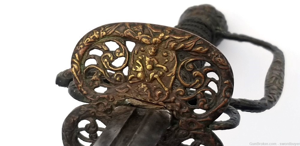 European Late 17th Century Copper Hilt Gentleman’s Small Sword-img-13
