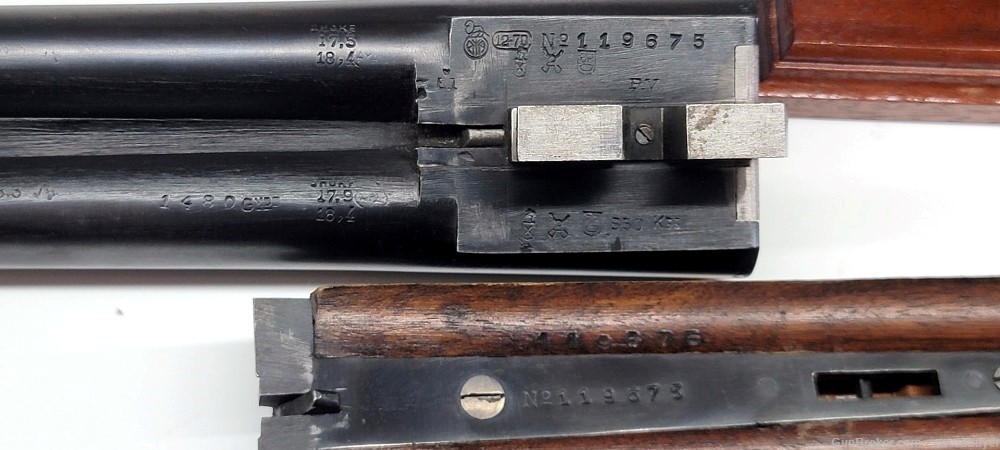 Vintage AYA AQUIRRE Y ARANZABAL SxS Boxlock 12 Gauge Double Barrel Shotgun-img-30
