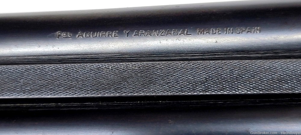 Vintage AYA AQUIRRE Y ARANZABAL SxS Boxlock 12 Gauge Double Barrel Shotgun-img-7
