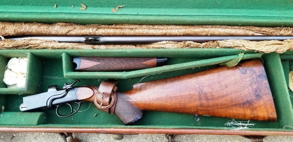 Classic Antique British ROOK & RABBIT Rifle W. CARTER BIRMINGHAM ENGLAND-img-12