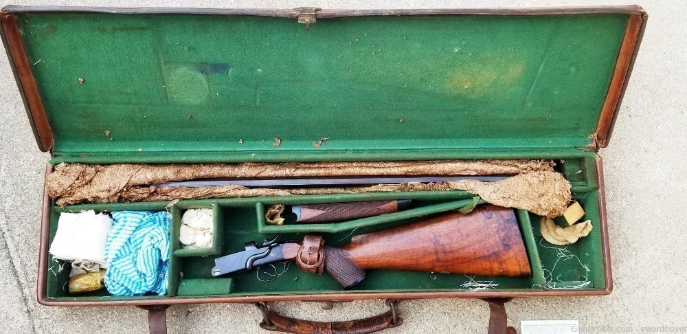 Classic Antique British ROOK & RABBIT Rifle W. CARTER BIRMINGHAM ENGLAND-img-24