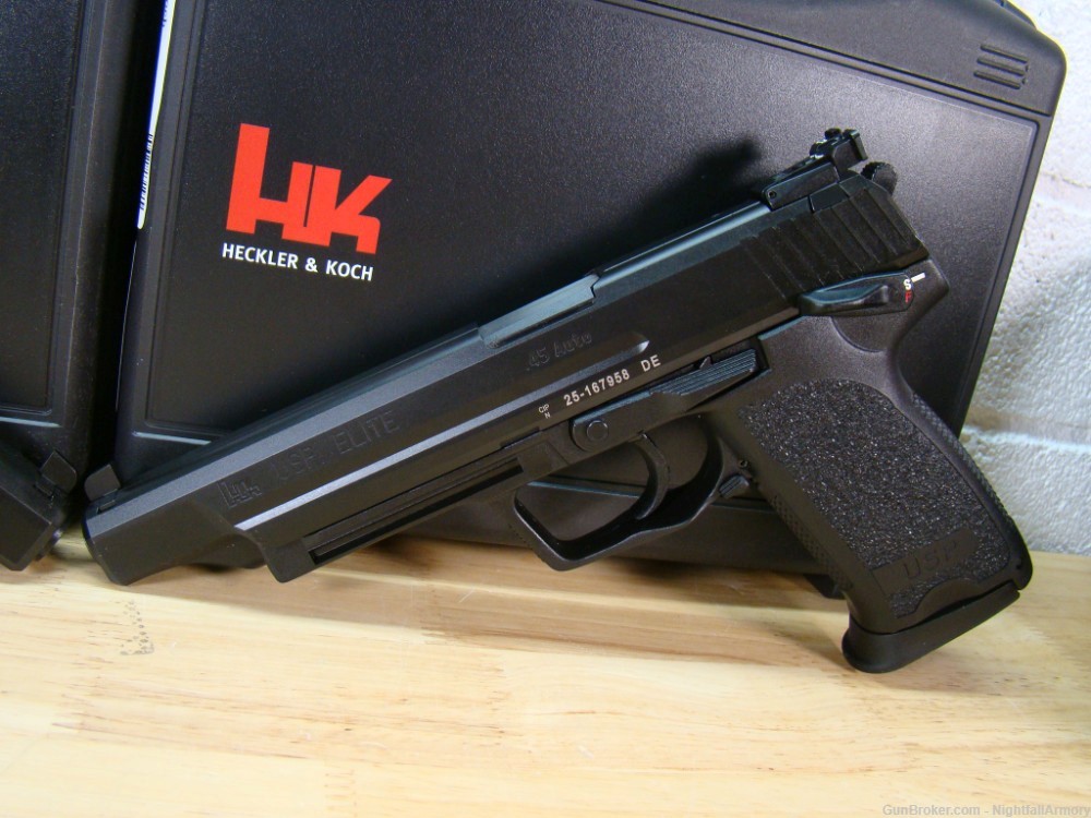 Pair of HK USP-45 Elite Pistols .45ACP USP 45 consec serial #'s H&K USP45 !-img-1