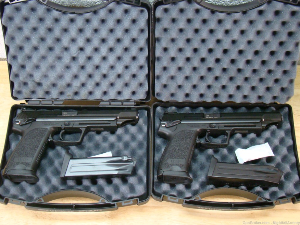 Pair of HK USP-45 Elite Pistols .45ACP USP 45 consec serial #'s H&K USP45 !-img-4
