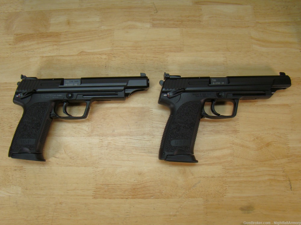 Pair of HK USP-45 Elite Pistols .45ACP USP 45 consec serial #'s H&K USP45 !-img-5