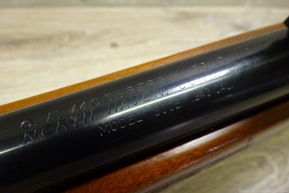MOSSBERG 800B 243 WIN 22' Rifle Wood Stock & Scope Nice-img-8