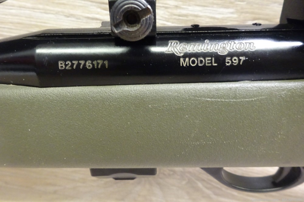 Remington Model 597 Semi Auto Rifle 22 LR 22LR 10 Magazine & Scope-img-2