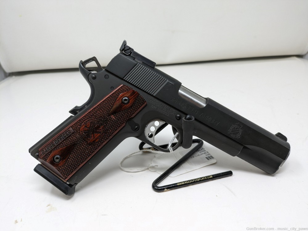 SPRINGFIELD ARMORY 1911 RANGE OFFICER TARGET 9x19 FACTORY CASE USED -img-2