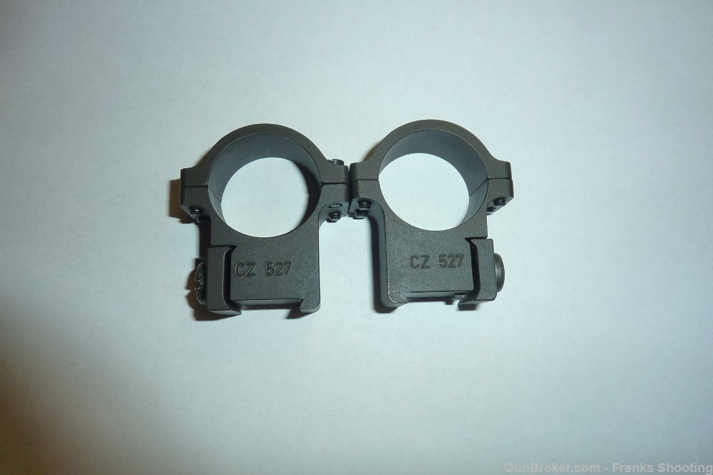 CZ MFG 527 1" HIGH STEEL SCOPE RINGS -img-1