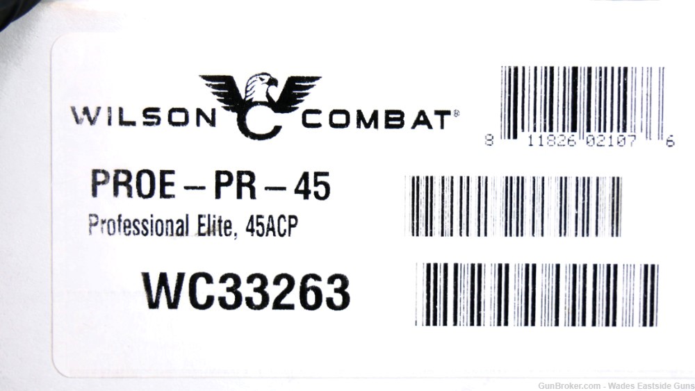 WILSON COMBAT PROFESSIONAL ELITE 1911 4" .45 ACP EXCELLENT CONDITION-img-18