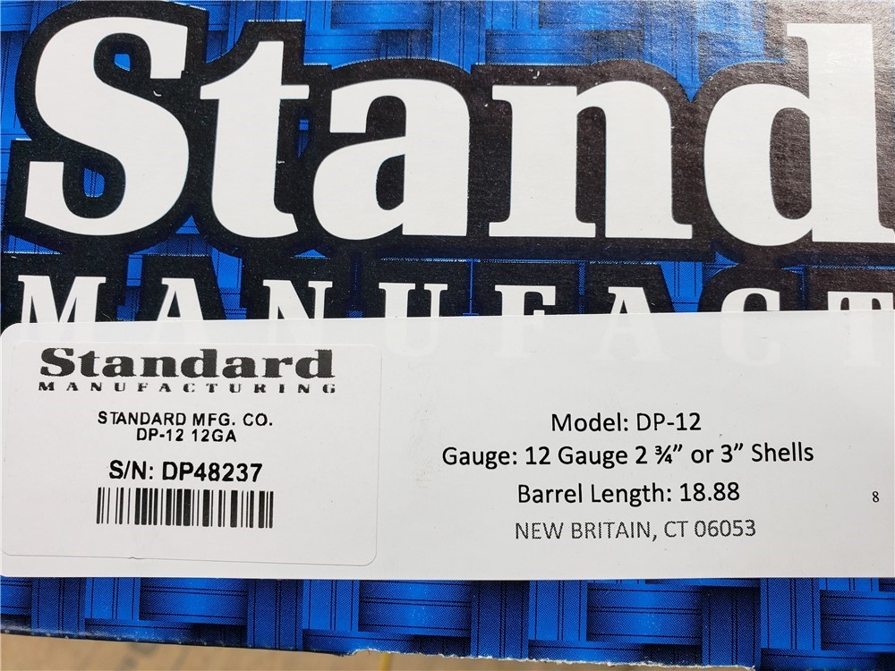 READY2SHIP! STANDARD MANUFACTURING DP-12 12 GAUGE PUMP SHOTGUN 18" 14RD GA-img-0