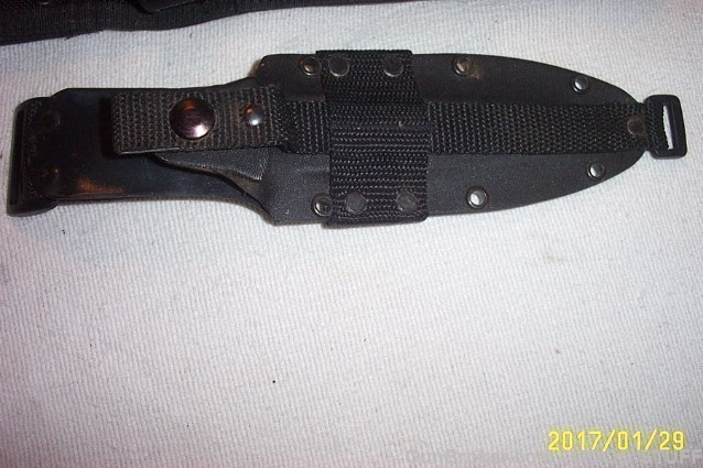 LOT OF 2 JOHN EK COMMANDO FIGHTING KNIVE SCABBARDS-img-1