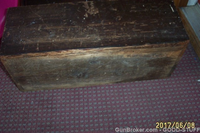 VINTAGE WOOD CARPENTERS CHEST BOX-img-7