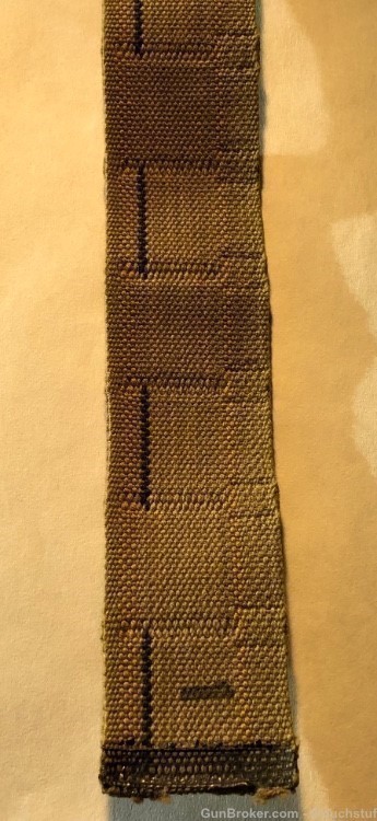 1943  WWII .50 BMG 100+ Round Olive Drab Green Color Cloth Belt with Buckle-img-2