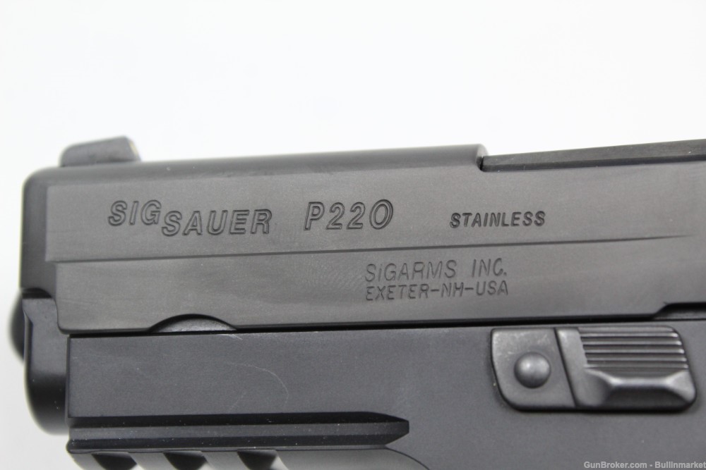 SIG P220 Carry .45 ACP Semi Auto Compact Pistol w/ Original Case-img-23