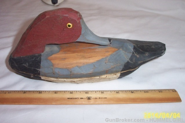 ROBERT ARTHUR DALEY WEST CREEK NJ DUCK DECOY!-img-1